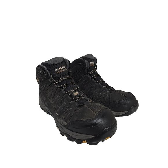 Dakota Men's 6" 2301 Aluminum Toe Composite Plate WP Work Boots Black Size 11W/L - Picture 1 of 7